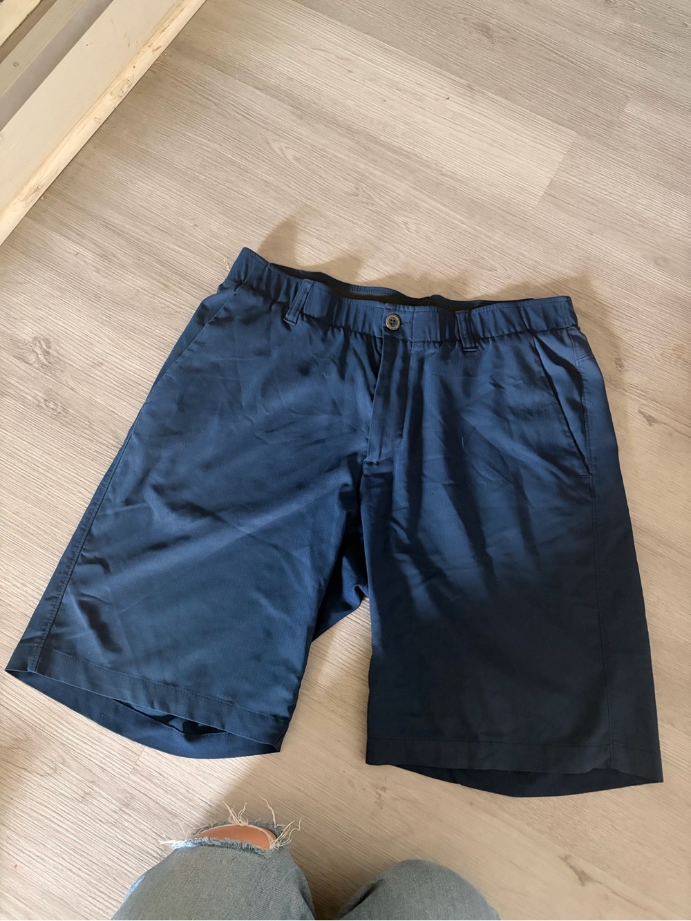 Under Armour Men's Dark Blue Flat Front Shorts